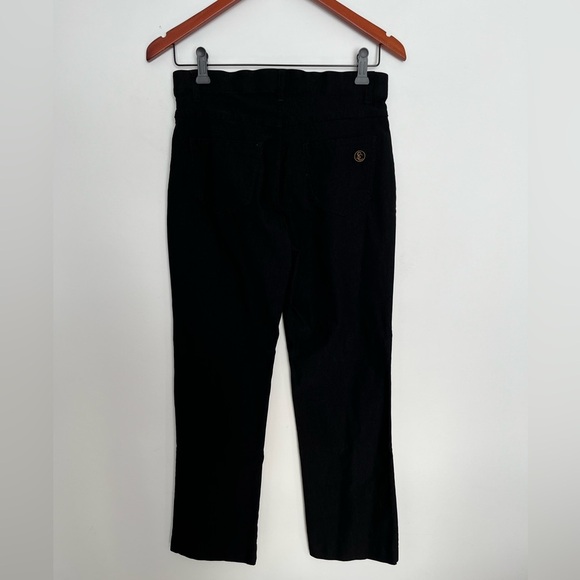 Simon Chang black strechy pants size 4 - Picture 4 of 6
